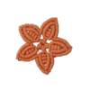 Star Tea Coaster Orange (फूलतारा)