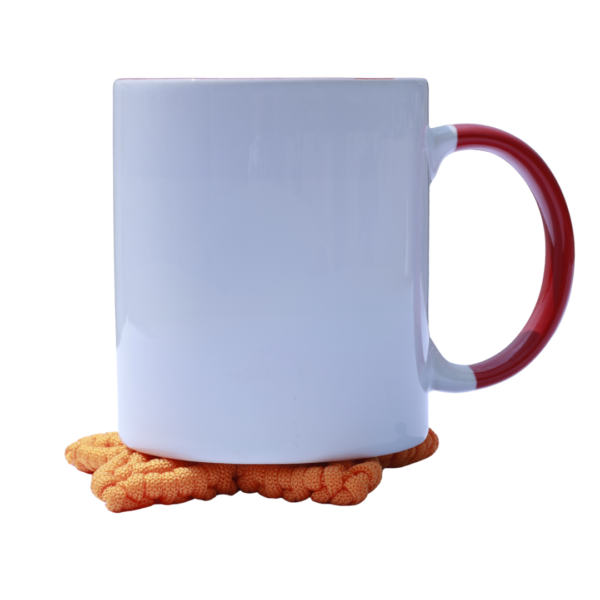 Star Tea Coaster Orange (फूलतारा)