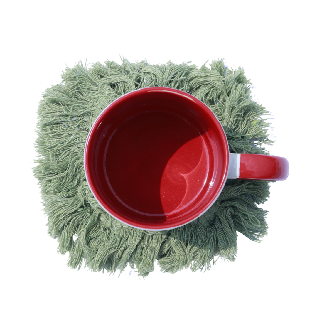 Square Cotton Tea Coaster (सॉफ्ट चाय आसन)